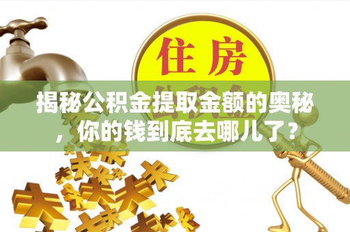莫旗揭秘公积金提取金额的奥秘，你的钱到底去哪儿了？