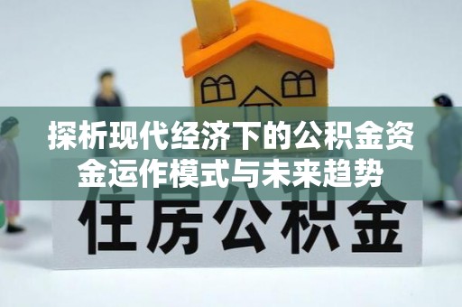 莫旗探析现代经济下的公积金资金运作模式与未来趋势