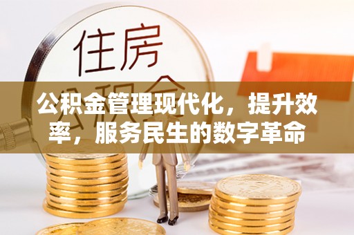 莫旗公积金管理现代化，提升效率，服务民生的数字革命