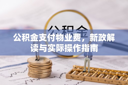 莫旗公积金支付物业费，新政解读与实际操作指南